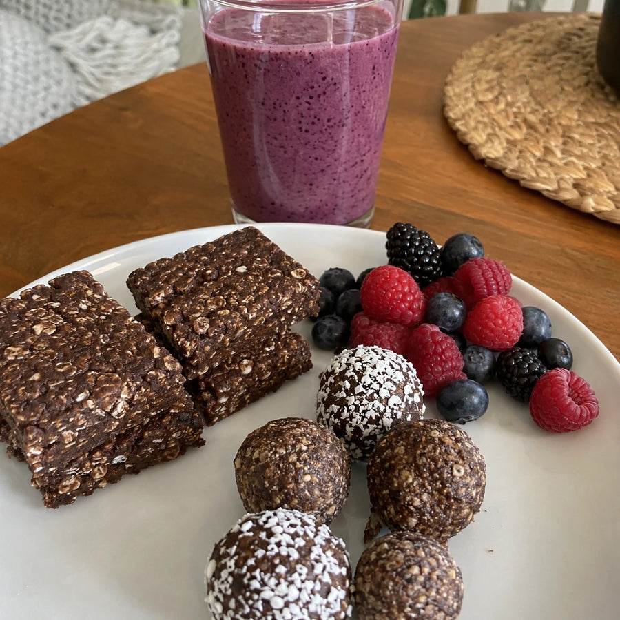 Batido o barra de Snacks Proteicos