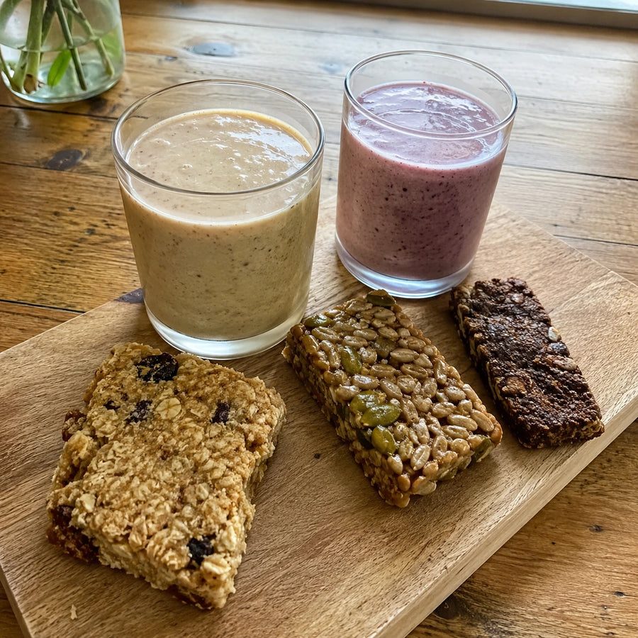 Batido o barra de Snacks Proteicos