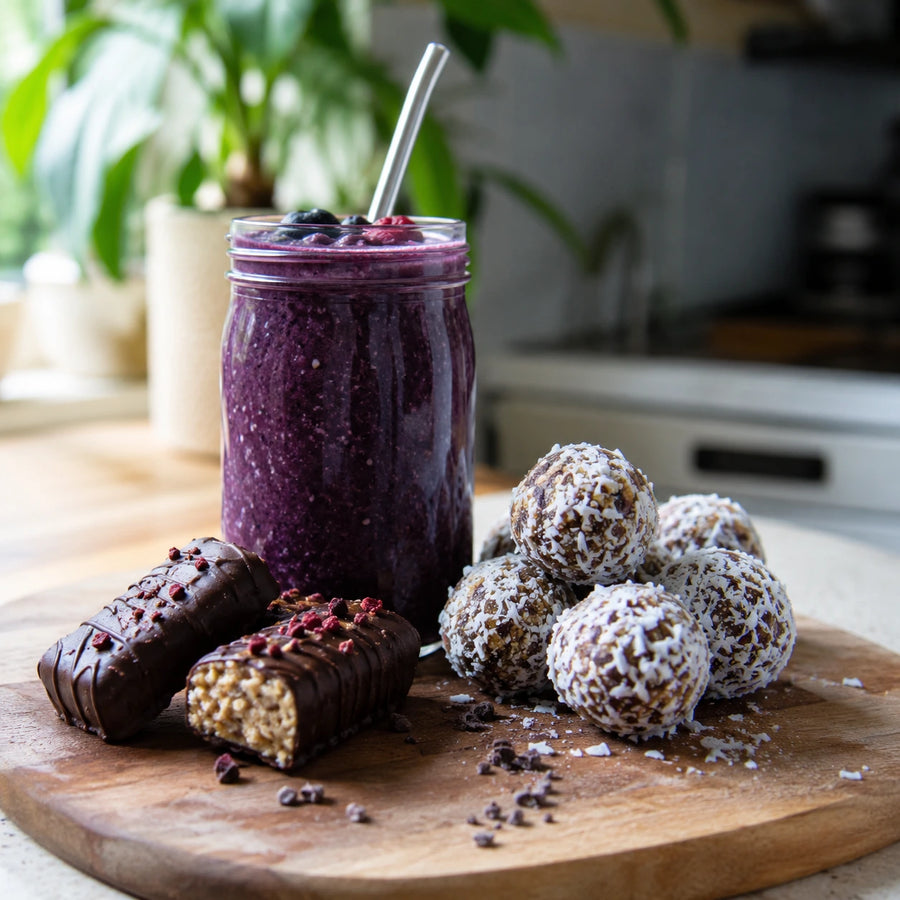 Batido o barra de Snacks Proteicos
